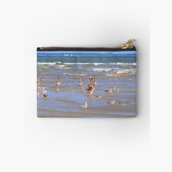 Item preview, Seabirds Gather on Hilton Head Shore designed and sold by LisaWootenPhoto.