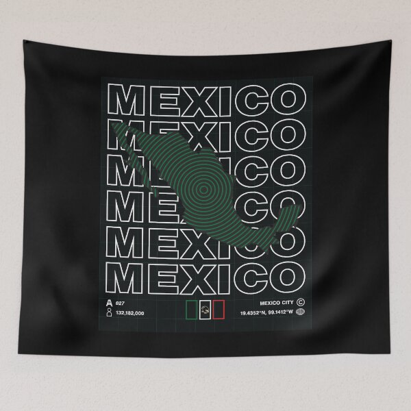 Item preview, Mexico Minimal Map designed and sold by Atlas-Array.