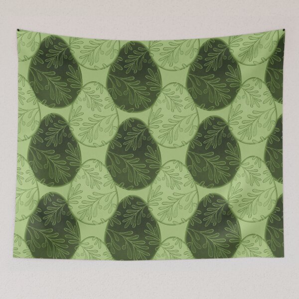 Item preview, Modern Monochromatic Easter Egg Seamless Pattern designed and sold by Pevkay97.