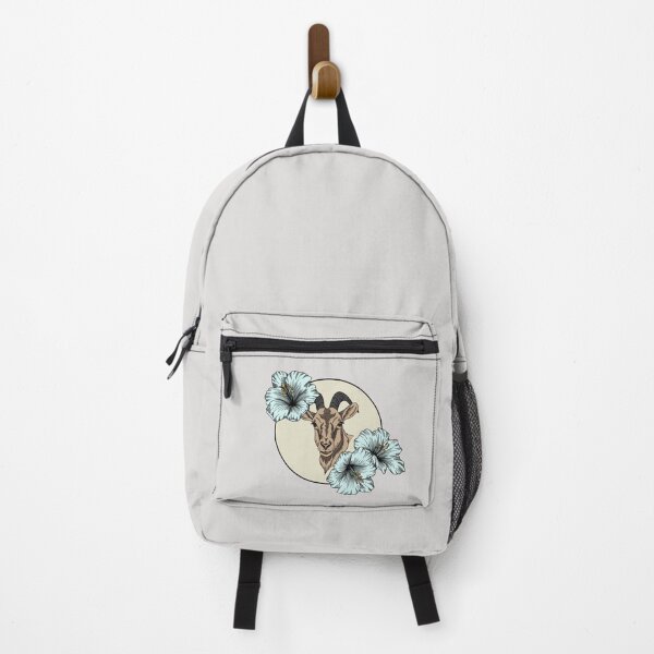 Item preview, Minimalistic goat with flowers designed and sold by Pamelarts.