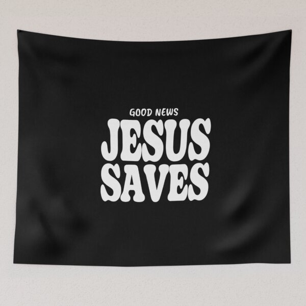 Item preview, Good News Jesus Save Jesus Christ  designed and sold by Thread&Fable.