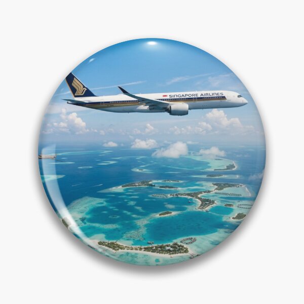 Item preview, Luxury Airliner Over Maldives Paradise designed and sold by CarlosBerry.