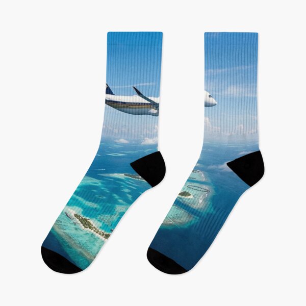 Item preview, Luxury Airliner Over Maldives Paradise designed and sold by CarlosBerry.