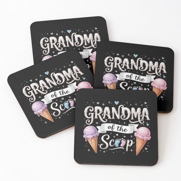 Item preview, Grandma of the Scoop | Cute Gender Reveal Ice Cream Design designed and sold by Fateh-Kro ⭐⭐⭐⭐⭐.