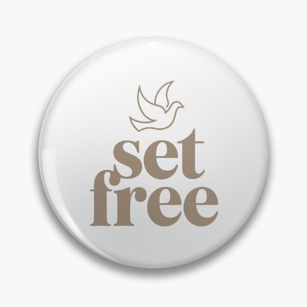 Item preview, Set Free Christian Faith Minimalist Dove Design designed and sold by HahaHandlesHub.