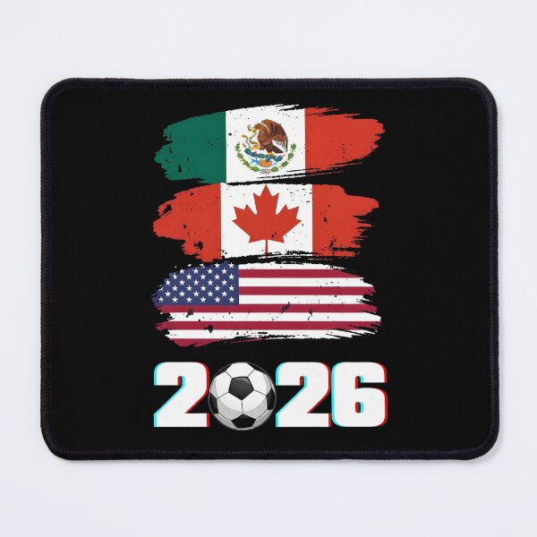 Item preview, USA Canada Mexico Flag 2026 Cup Brush Art designed and sold by dudelinart.