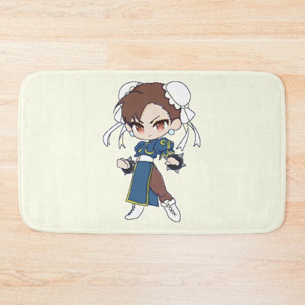 Item preview, Chun Li Street Fighter chibi pixel-art designed and sold by MiloBoo.