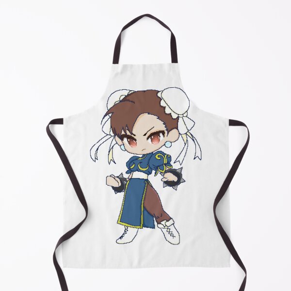 Item preview, Chun Li Street Fighter chibi pixel-art designed and sold by MiloBoo.
