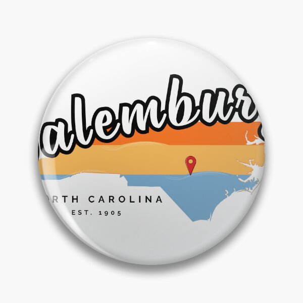 Item preview, Salemburg North Carolina Retro 70s State Map Graphic designed and sold by raynmandesigns.