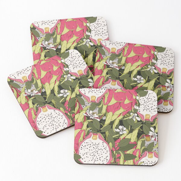 Item preview, Dragon Fruit and Flowers designed and sold by Nimlongarts.