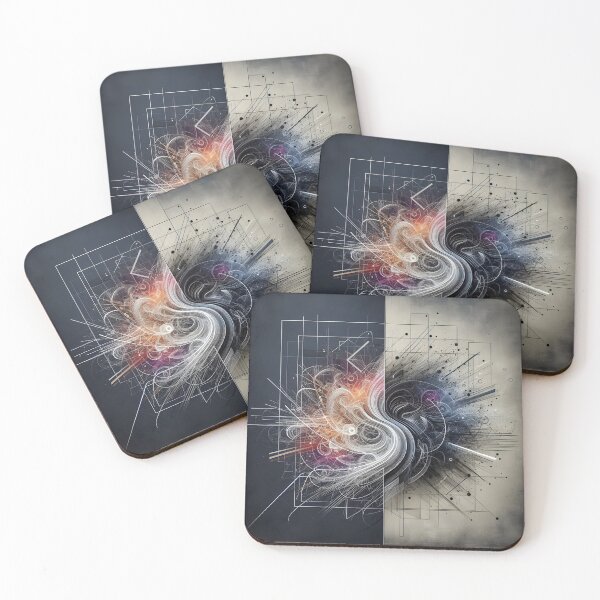 Item preview, The Duality of Being: Chaos and Order Philosophical Art designed and sold by MouradStudio.