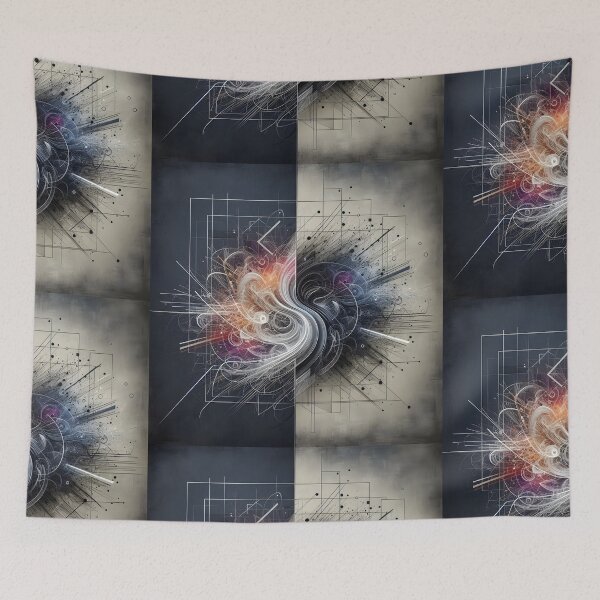 Item preview, The Duality of Being: Chaos and Order Philosophical Art designed and sold by MouradStudio.