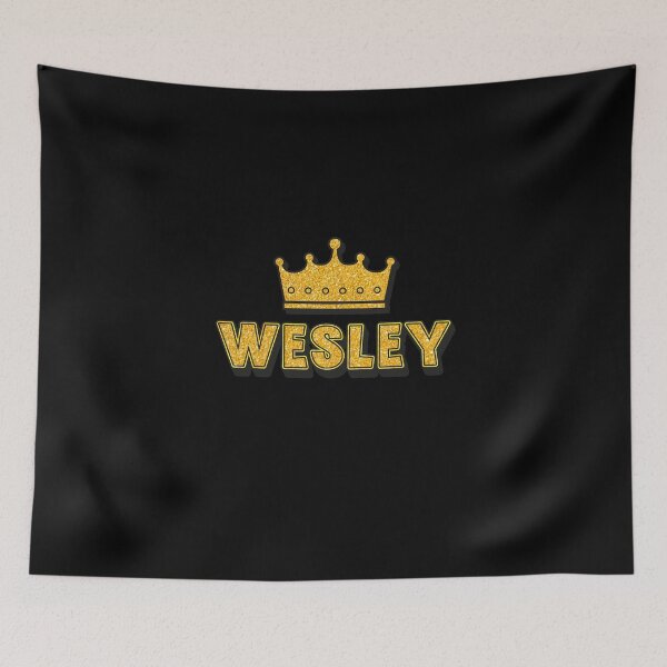 Item preview, Wesley Personalized Name With Crown - Cool & Funny Custom Gift for Men and Boys designed and sold by Oussinc.