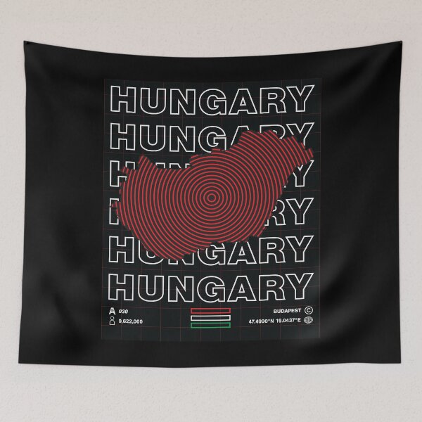 Item preview, Hungary Minimal Map designed and sold by Atlas-Array.