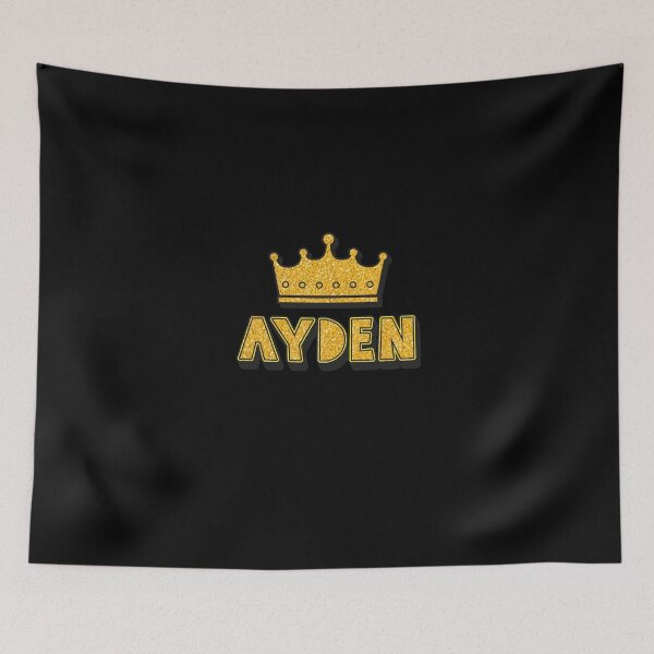 Item preview, Ayden Personalized Name With Crown - Cool & Funny Custom Gift for Men and Boys designed and sold by Oussinc.