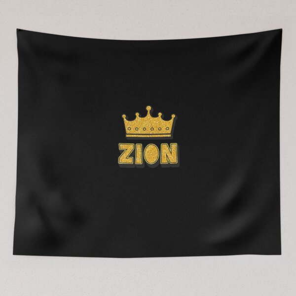 Item preview, Zion Personalized Name With Crown - Cool & Funny Custom Gift for Men and Boys designed and sold by Oussinc.