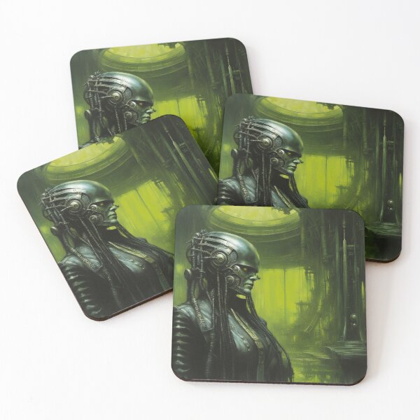 Item preview, Futuristic Transhumanism Art designed and sold by FunkyPunkz.