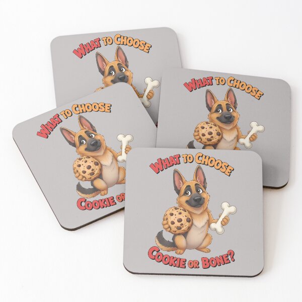 Item preview, Dog's Big Dilemma - Cereal Cookie or Bone? designed and sold by Art-Arcade6.