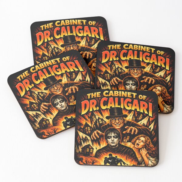 Item preview, The Cabinet of Dr Caligari Poster Art designed and sold by Retr0Tshirts.