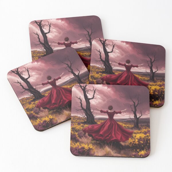Item preview, Windswept Longing: Romantic Gothic Moorland Oil Painting designed and sold by chihuahuashower.