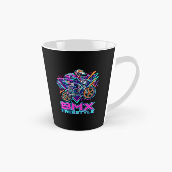 Item preview, Retro Eighties BMX Freestyle Neon Geometric Graphic Design designed and sold by Tong4130.