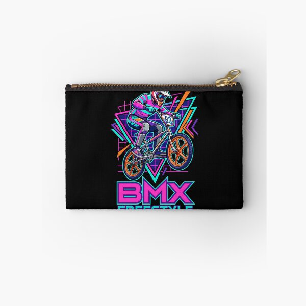 Item preview, Retro Eighties BMX Freestyle Neon Geometric Graphic Design designed and sold by Tong4130.