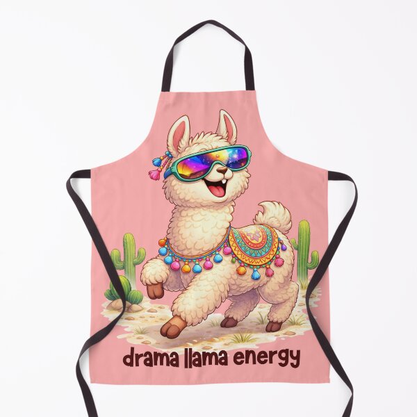 Item preview, Drama Llama Energy Funny Alpaca Gift designed and sold by Cana Creations.