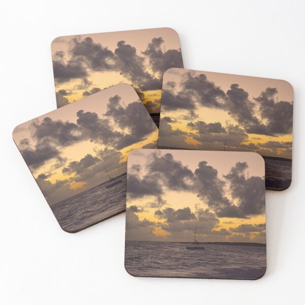 Item preview, Sailboat at Sunrise Orient Bay St. Martin designed and sold by LisaWootenPhoto.