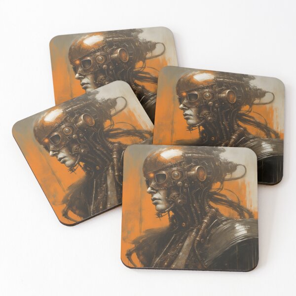 Item preview, Futuristic Transhumanism Art designed and sold by FunkyPunkz.