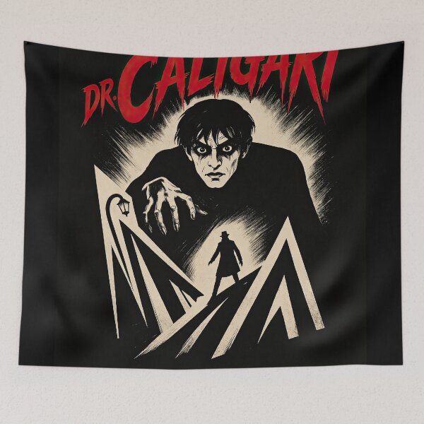 Item preview, The Cabinet of Dr Caligari Vintage Poster designed and sold by Retr0Tshirts.