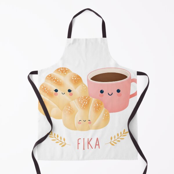 Item preview,  Kawaii Coffee and Kanelbullar Fika Cute Scandinavian Art designed and sold by BobaBunny76.