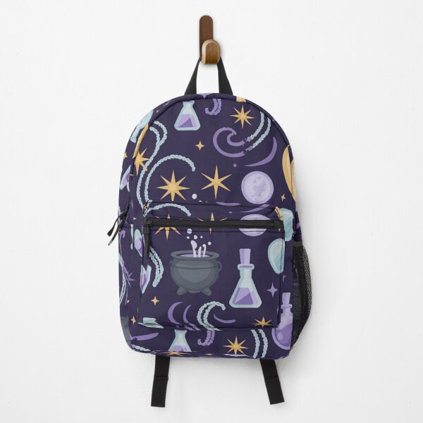 Item preview, Whimsical Witchy Potion & Moon Seamless Pattern designed and sold by Midnight Veil Designs.