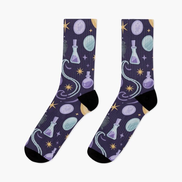 Item preview, Whimsical Witchy Potion & Moon Seamless Pattern designed and sold by Midnight Veil Designs.