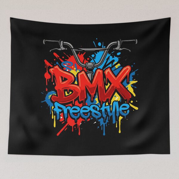 Item preview, Grungy Street Art Graffiti BMX Freestyle Handlebar Design designed and sold by Tong4130.