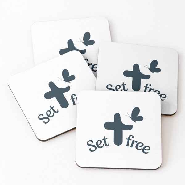Item preview, Set Free Christian Cross Butterfly Faith Design designed and sold by HahaHandlesHub.
