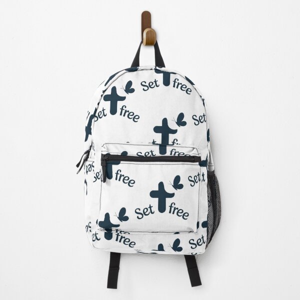 Item preview, Set Free Christian Cross Butterfly Faith Design designed and sold by HahaHandlesHub.