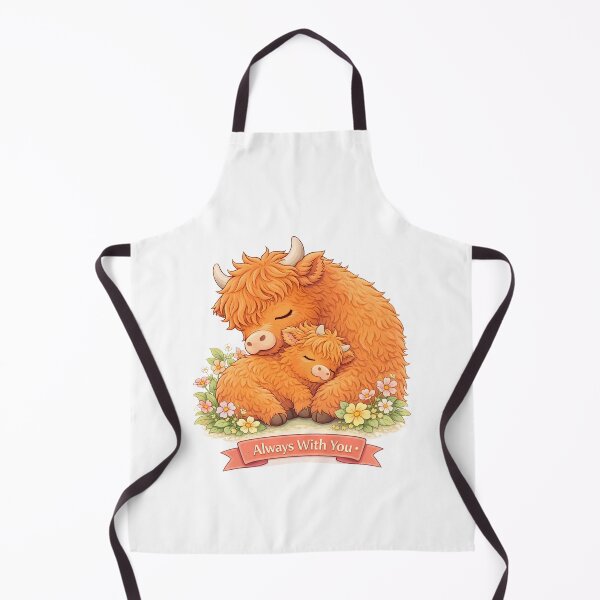 Item preview, Always With You – Highland Cow Love designed and sold by Creative and Humorous Arts.