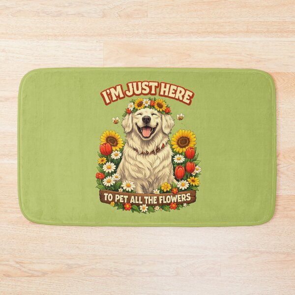 Item preview, Happy Golden Retriever Flower Crown-Cute dog floral design designed and sold by Silver  Stone.