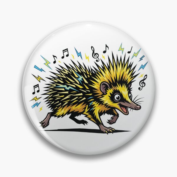 Item preview, Electric Shock Punk Rocker Tenrec Spiky Hair designed and sold by Petzzz.