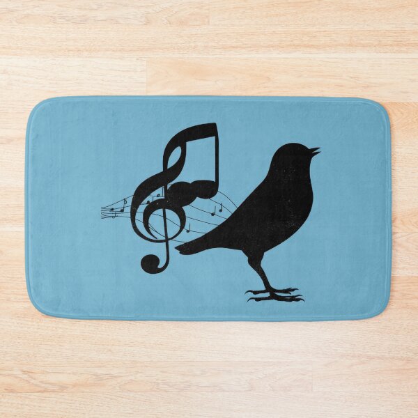 Item preview, Bird sings on blue sky designed and sold by anytka.