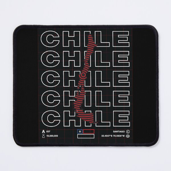 Item preview, Chile Minimal Map designed and sold by Atlas-Array.