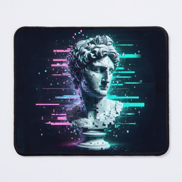 Item preview, Datamosh David Glitch Art Classic Sculpture Bust designed and sold by MouradStudio.