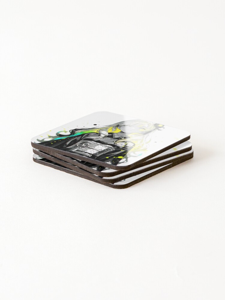 Thumbnail 4 of 5, Coasters (Set of 4), ink designed and sold by RandomViewer.