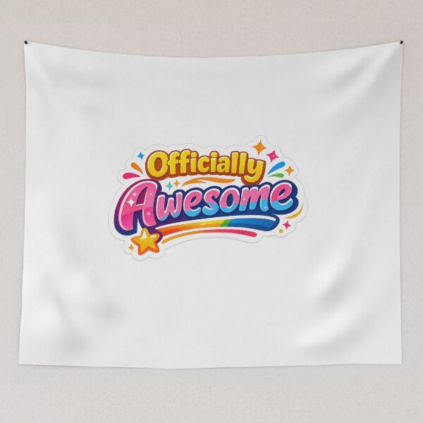 Item preview, Officially Awesome Fun Celebration Sticker designed and sold by MKreative Studio.