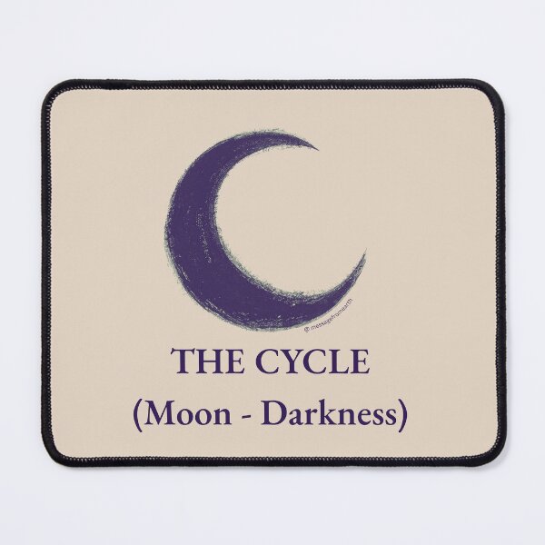 Item preview, Cycle - Neolithic Cipher - Moon and Darkness - Minimalist T-Shirt - #2 designed and sold by Message from Earth.