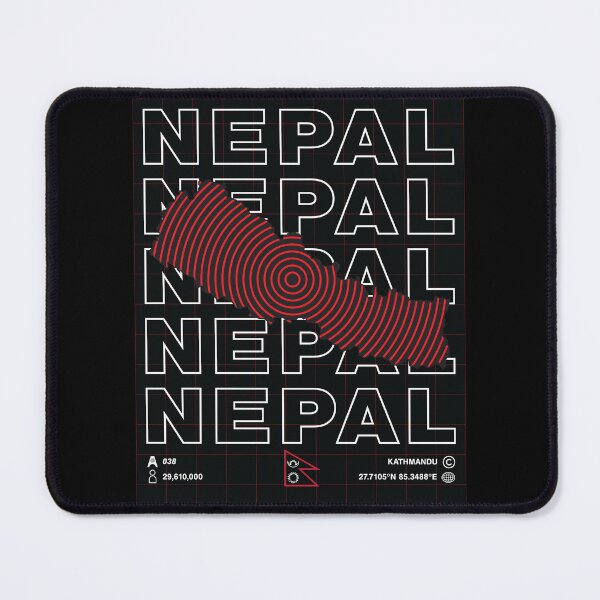 Item preview, Nepal Minimal Map designed and sold by Atlas-Array.