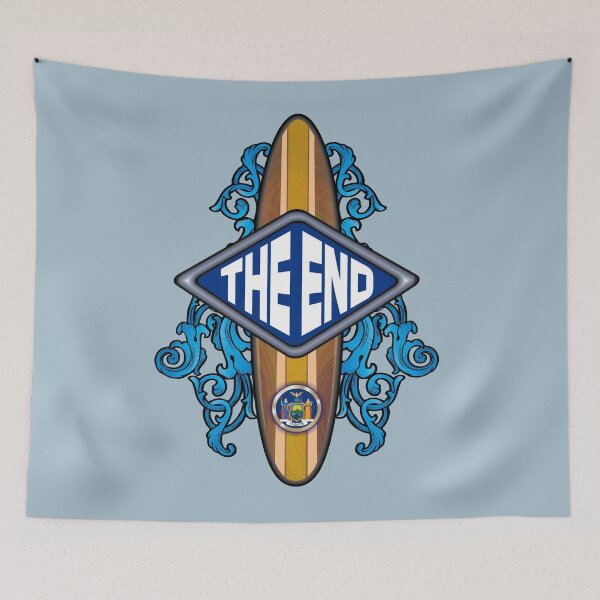 Item preview, The End Montauk NY New York vintage surfboard designed and sold by studioss76.