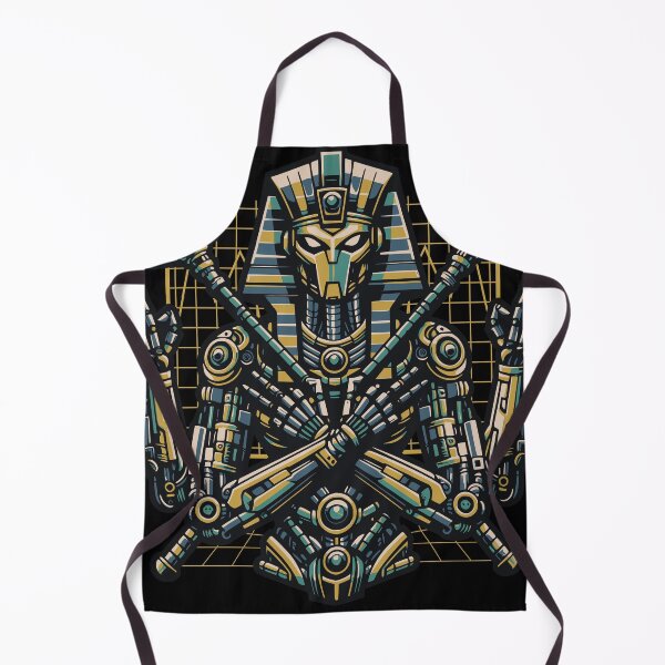 Item preview, Cyber Pharaoh – Futuristic Egyptian Robot Warrior designed and sold by onlin3boutiqu3.