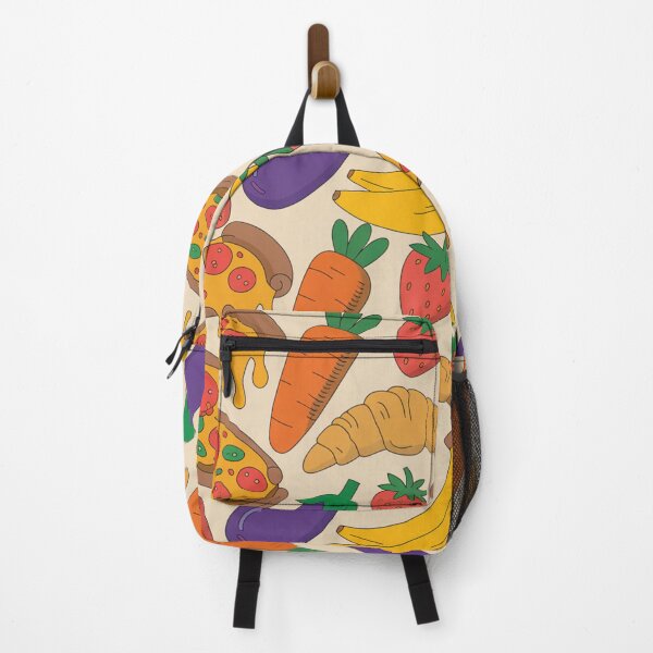 Item preview, Playful Pizza Fruits & Veggies Seamless Pattern designed and sold by Midnight Veil Designs.