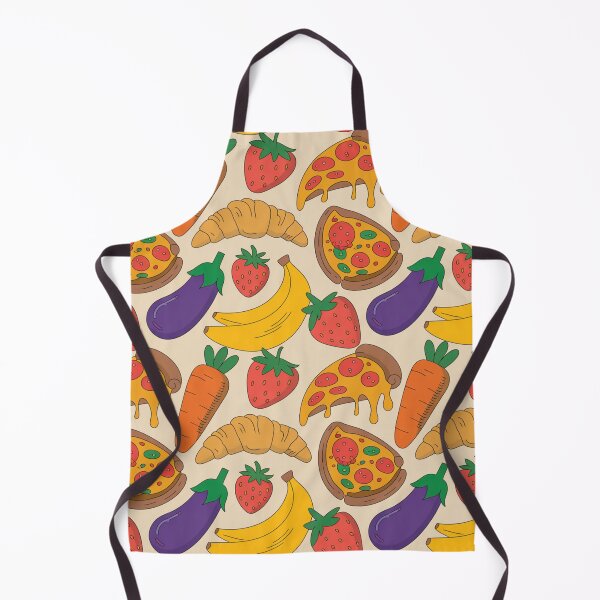 Item preview, Playful Pizza Fruits & Veggies Seamless Pattern designed and sold by Midnight Veil Designs.